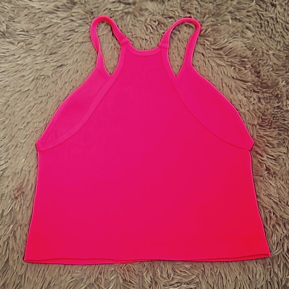 NWOT Maternity Free People Movement x Hatch Happiness Runs Crop M/L Bright Pink - Picture 8 of 8